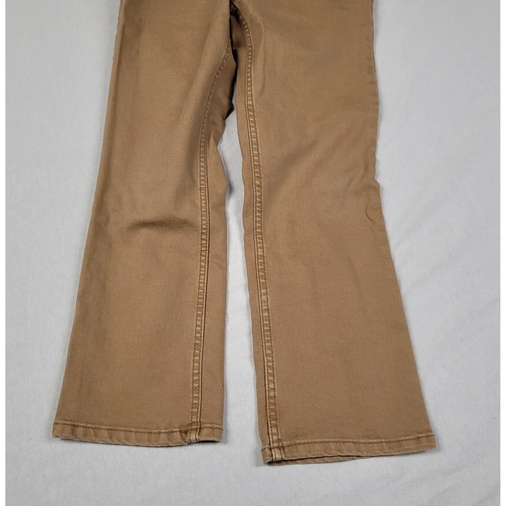 Cat & Jack Boys Beige Wild Cat Graphic Long Sleeve T-Shirt & Brown Jeans Sz M 8